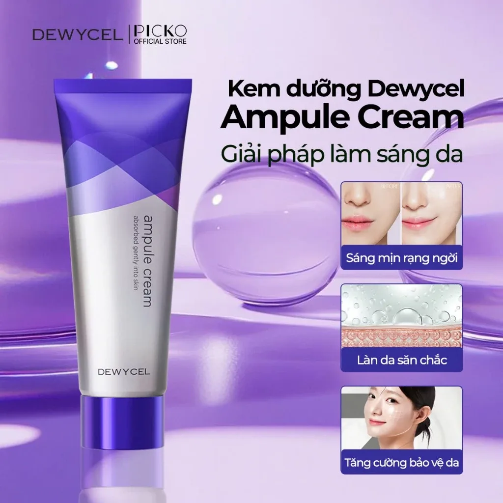 Kem dưỡng ẩm thế hệ mới chuyên sâu Dewycel Ampule Cream 80ml
