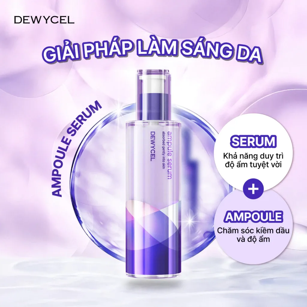 Tinh chất thế hệ mới Dưỡng Chuyên Sâu Cân Bằng Độ Ẩm Dewycel Ampule Serum 100ml.